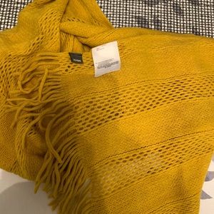 Mexx fringe knitted warm scarf